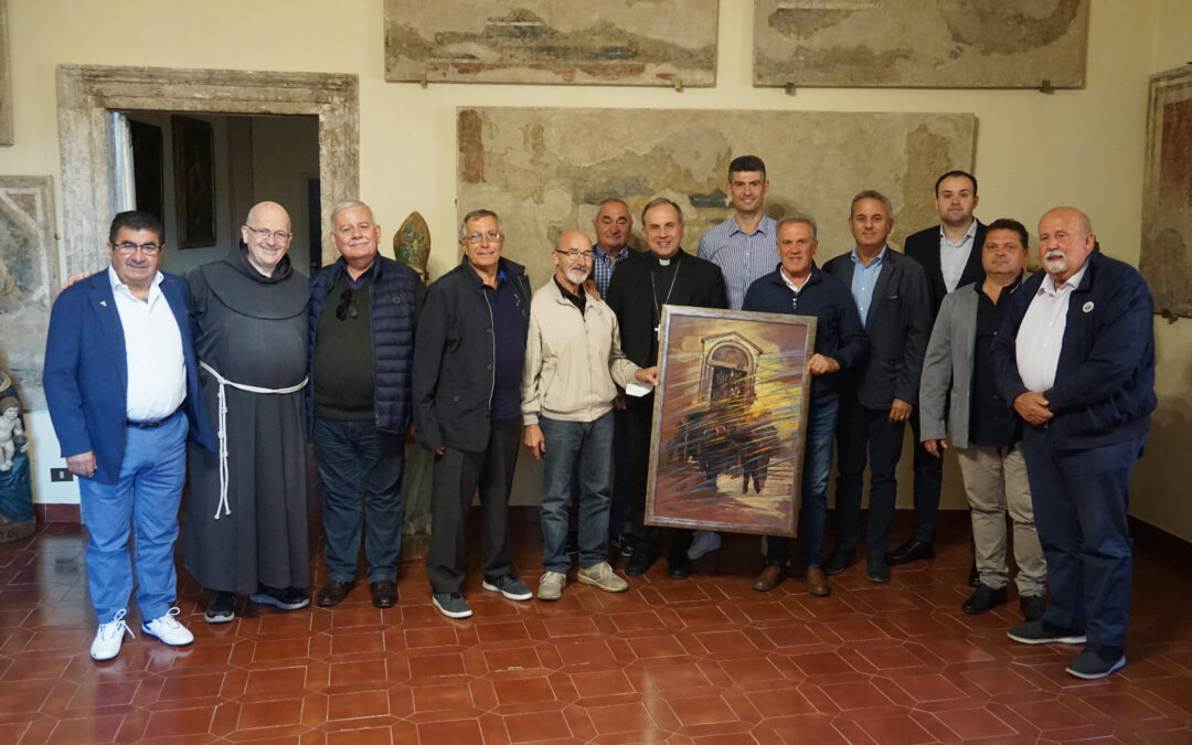 Visita di congedo al Vescovo Domenico Pompili